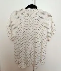 FRAY.I.D アイボリードット半袖シャツ