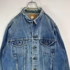 オールドギャップ　80年代　デニムジャケット　ブルー　ビンテージ　古着　L