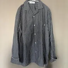 GELATO PIQUE HOMME ストライプ柄パジャマシャツ