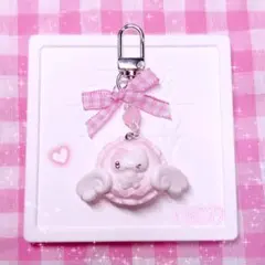 平成女児♡マカロンねこちゃんチャーム> ̫ <♡ ウィッシュコア 量産型ピンク粘土