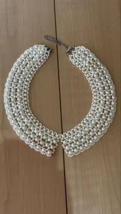 ビンテージ風パールネックレス