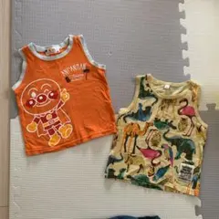 タンクトップ☆アンパンマン☆アニマル☆90☆2枚セット