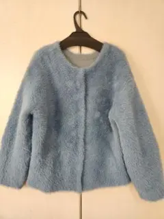 PLST フェザーヤーン 2way カーディガン