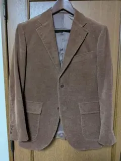 J.PRESS テーラードジャケット　コーデュロイ　ブラウン　段返りボタン　M