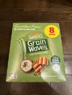 Sunbites Grain Waves サワークリーム 8パックのサムネイル