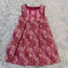 美品☆メゾピアノ　ワンピース　ジャンパースカート　お揃い