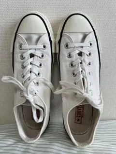 ALL STAR ホワイト スニーカー ローカット size 37cm