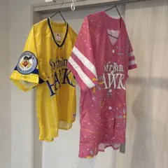 ソフトバンクホークス ユニフォーム セット LサイズとSMALL