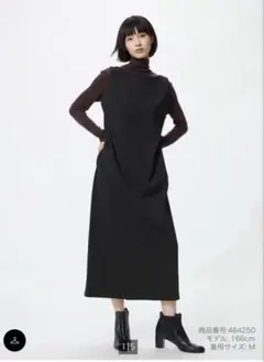 【らら様専用】クレープジャージーワンピースノースリーブ