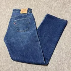 Levi's 501 デニムパンツ 黒カン 毛羽立 USA製 81年製 W34