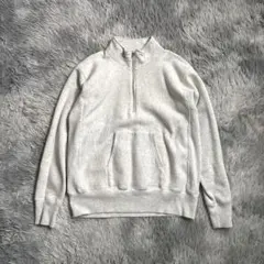 【美品•復刻】チャンピオン　リバースウィーブ　ハーフジップ スウェット XL