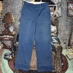 80s90s usa製 dickeys ディッキーズ874 ワークパンツ 紺