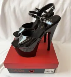【極美品】Pleaser プリーザー 厚底サンダル 黒 US7のサムネイル