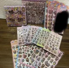 ラブブシールセット ご褒美シール 立体シール ボンボンドロップシール シール帳