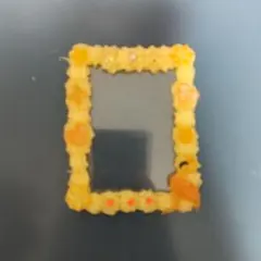 ホイップデコ トレカケース ハンドメイド イエロー