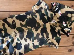 A BATHING APE BAPE KIDS カモ柄 ロンパース 80のサムネイル