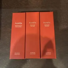 オレリーAurelie フェイスウォッシュ2本 クレンジングウォーター1本