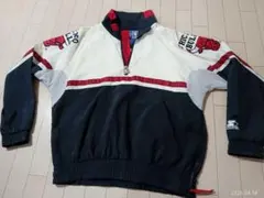 90s スターター NBA シカゴブルズ ハーフジップ アノラック ジャケット