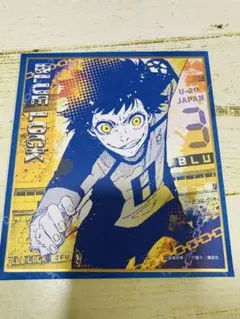 ブルーロック　蜂楽廻　トレーディングミニ色紙　クラックス　原作絵