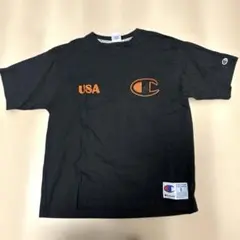 Champion USAロゴ Tシャツ ブラック S