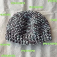 クラッシャーハット　クロシェハット　ニット　バゲハ　ビーニー
