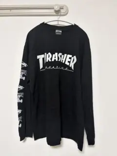 THRASHER MAGAZINE 長袖カットソー ブラックのサムネイル