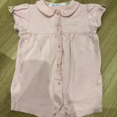 チ*☆様 familiar ピンク色ロンパース 80