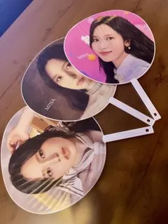 【状態要確認】TWICE　MISAMO　ミナ　MINA　うちわ　まとめ売り