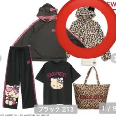 ハローキティ　ヒョウ柄　キティ　ハッピーバッグ　福袋　アベイル