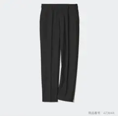美品ユニクロ　スマートアンクルパンツ　ブラック　L 商品番号473644