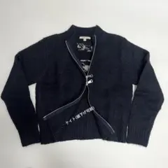 Paloma wool ネイビー フロントジッパー セーター S