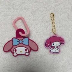 サンリオ マイメロディ ラバーマスコット 2個セット