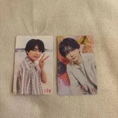 timelesz FAM アルバム トレカ　佐藤勝利×猪俣周杜　2枚