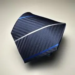 ネイビー ストライプ ネクタイ