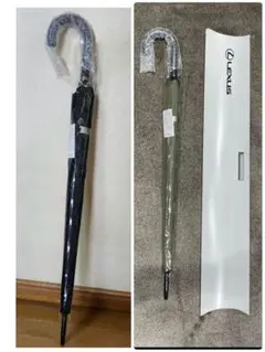 Lexus 長傘 黒 カーキ２本セット　ケース付き