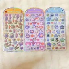 コットンパフィー　ベイマックス ズートピア はぴだんぶい 3枚セット