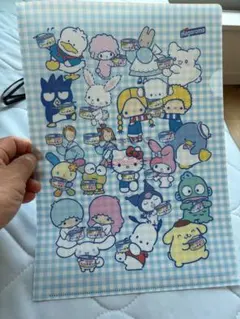 シーチキン× サンリオキャラクターズ 非売品 クリアファイル A4サイズ