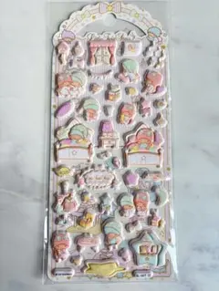 リトルツインスターズ ぷくぷくシール ぷっくりシール ぷっくり