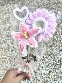 モールフラワー ミニブーケ フラワーブーケ ハンドメイド 枯れない花