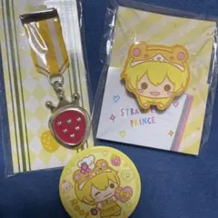 すとぷり　るぅと　るぅとくん　勲章ブローチ　ラバークリップ　缶バッジ