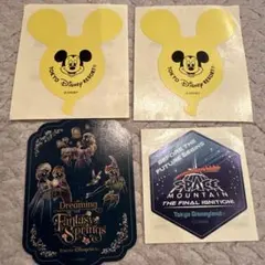 東京ディズニーリゾート　限定ステッカー 4枚セット