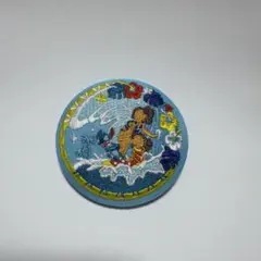 ディズニー　刺繍缶バッジ　リロ&スティッチ
