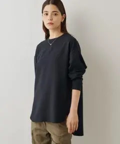 whim gazette Vガゼットプルオーバー　ブラックのサムネイル