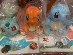 一番くじ ポケモン 30th C賞 カントー地方 旅立ちの3匹 ぬいぐるみ