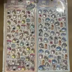 おばけ 3Dキャラクターシール2枚セット 立体 ボンボンドロップ オバケ