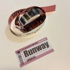 Aぇ！group 2026 Ranway 銀テープ チケット風パス落下物