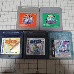 ポケットモンスター ポケモン　赤　緑　金　銀　クリスタル　まとめ売り