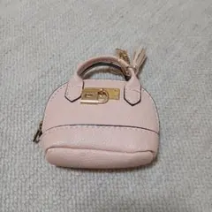 ミニハンドバッグ型ピンクコインケース
