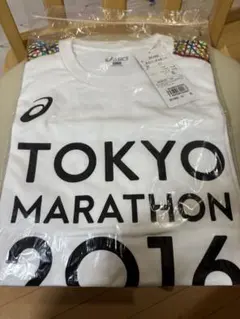 ASICS TOKYO MARATHON 2016 Tシャツ XL