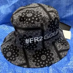 新品⬛︎FR2 GOLF⬛︎バケットハット⬛︎ゴルフ⬛︎ペイズリー⬛︎ブラックのサムネイル